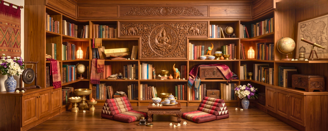 Bookshelf Wealth: Curating a Home with Tactile Wooden Accents