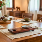 Hardwood Sushi Serving Board: Minimalist Chopstick Set Tableware - Siam Wood Artisans