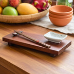 Hardwood Sushi Serving Board: Minimalist Chopstick Set Tableware - Siam Wood Artisans
