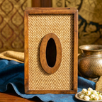 Tissue Box Teak Wood Rustic 11 Inch Rectangular Cover - Siam Wood Artisans