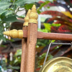 Handcrafted Thai Meditation Gong: Zen Decor Tabletop Musical Instrument - Siam Wood Artisans