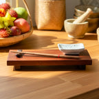 Hardwood Sushi Serving Board: Minimalist Chopstick Set Tableware - Siam Wood Artisans
