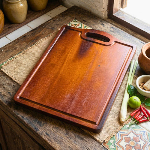 Professional Artisan Acacia Wood Cutting Board: Large Heavy-Duty Chopping Block - Siam Wood Artisans