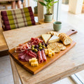 Cheese & Meats Board Handmade from Wood: Rectangular Charcuterie Paddle
