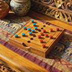 Hand Carved Wood Strategy Game: A Timeless 2-Player Experience